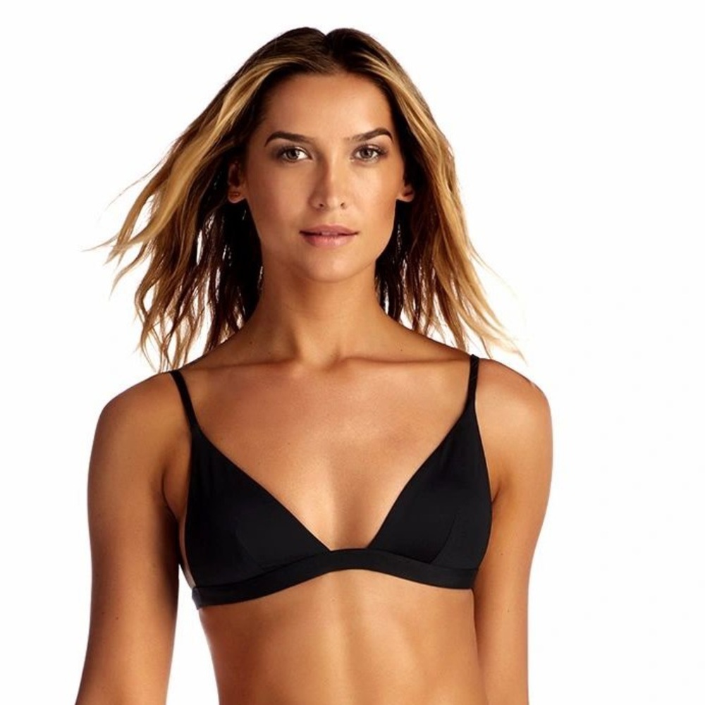 Vitamin A Ecolux Black Stella Tie Back Top
